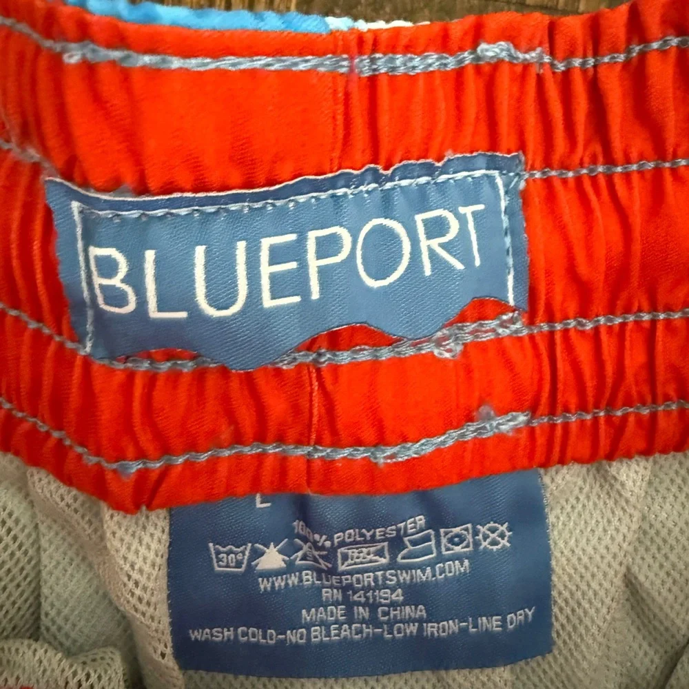 Blueport by Le Club Mens Swim Trunk Horizon Blue